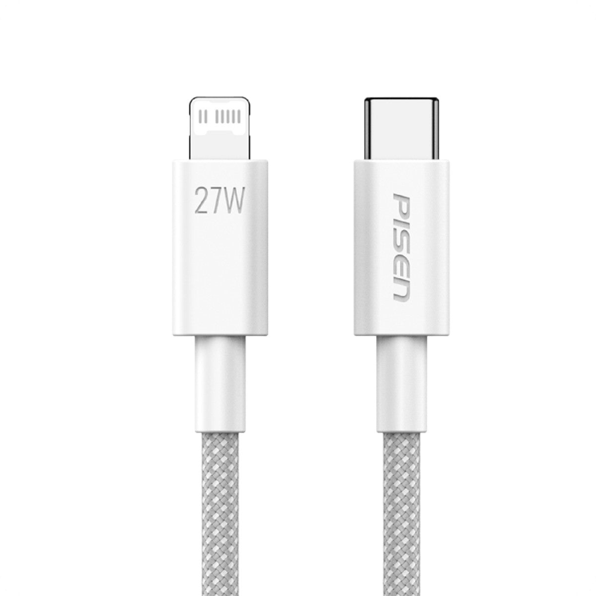 สายชาร์จ PISEN QUICK C to L 27W แบบถัก 1000มม.