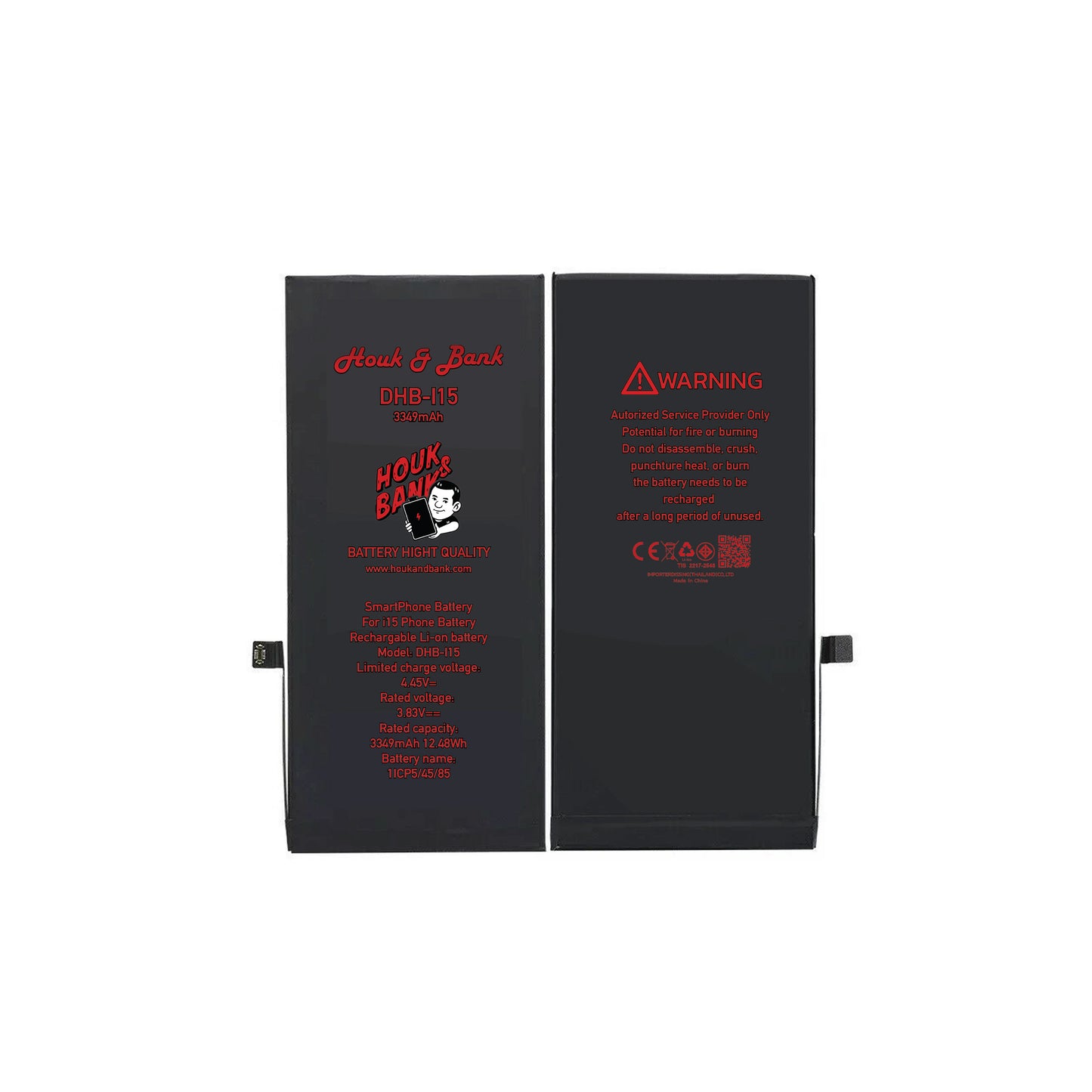 iPhone 15 Battery by Houk&Bank