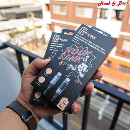 New สาย Techline สำหรับ iPhone , Android มีหน้าจอเเสดงผล 2.0