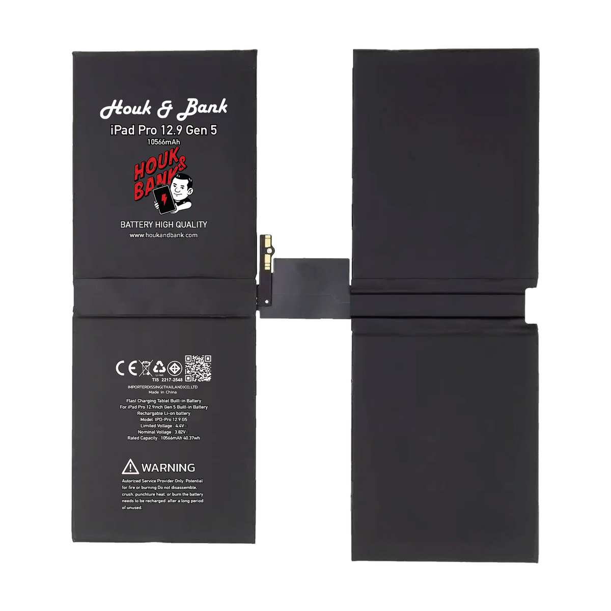 HoukandBank Battery for IPAD Pro 12.9 Gen 5,6