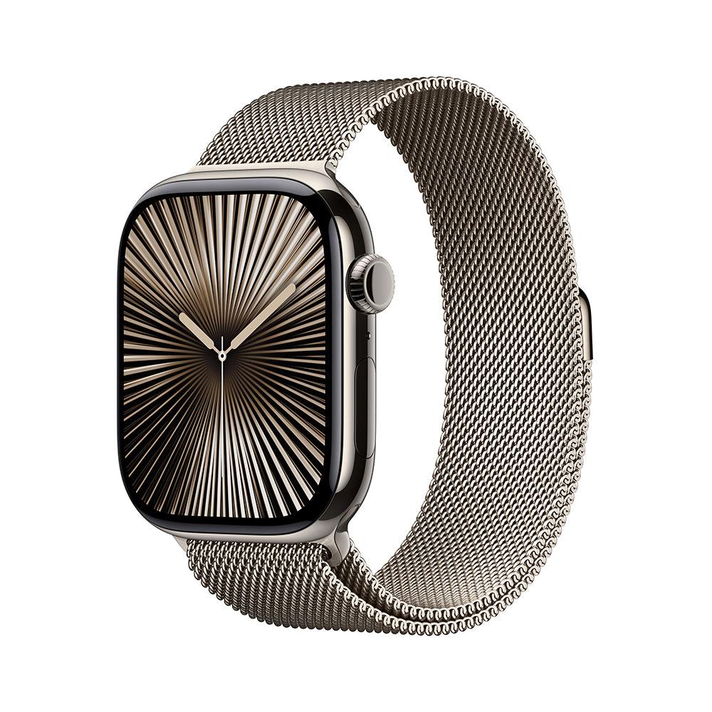 New Apple Watch S10 46mm (GPS+Cellular) Titanium Case with Milanese Loop