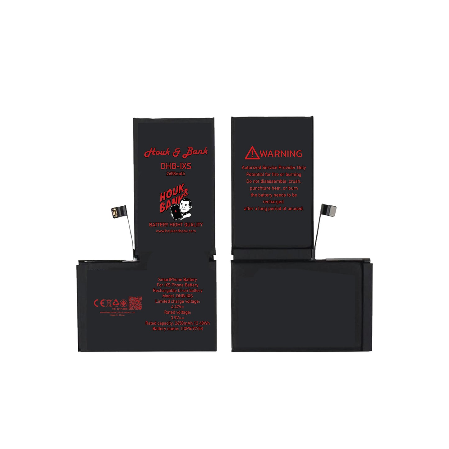 iPhone Xs Battery by Houk&Bank