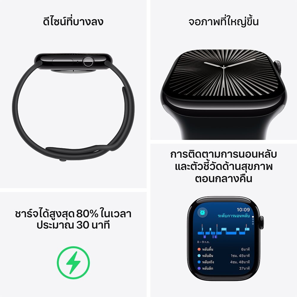 New Apple Watch S10 42mm (GPS+Cellular) Natural Titanium Case with Natural Milanese Loop (A3001)