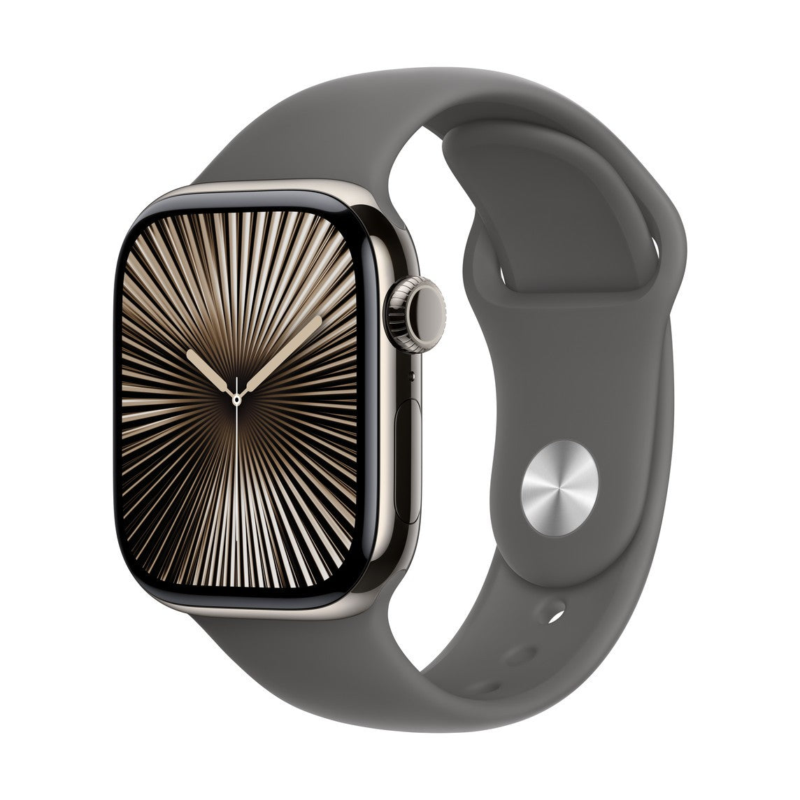 New Apple Watch Series 10 GPS + Cellular 42mm Titanium Case with Sport Band