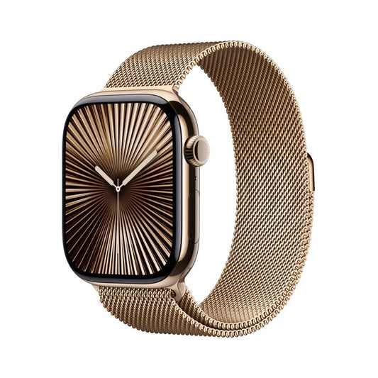 New Apple Watch Series 10 GPS + Cellular 42mm Titanium Case with Milanese Loop